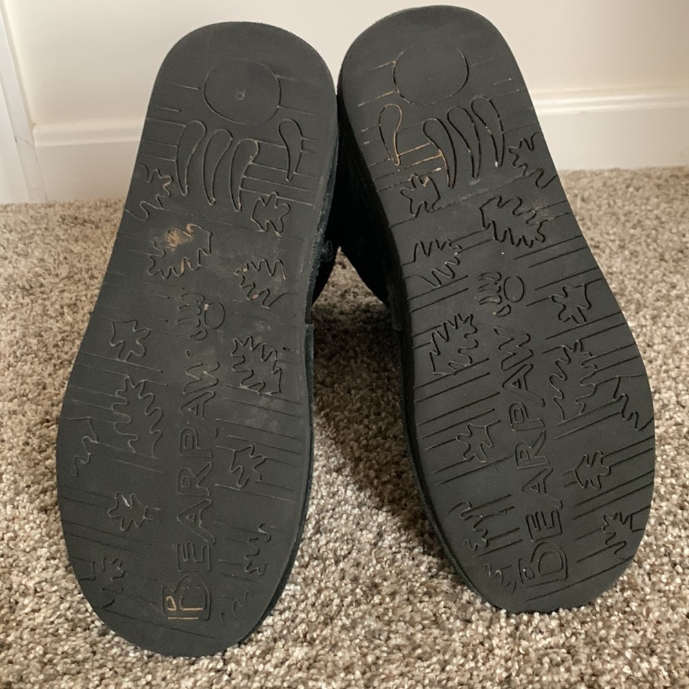 Bearpaw Black Short Boots - Picture 4 of 6